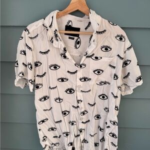 Wildfang White Eye PrintShirt